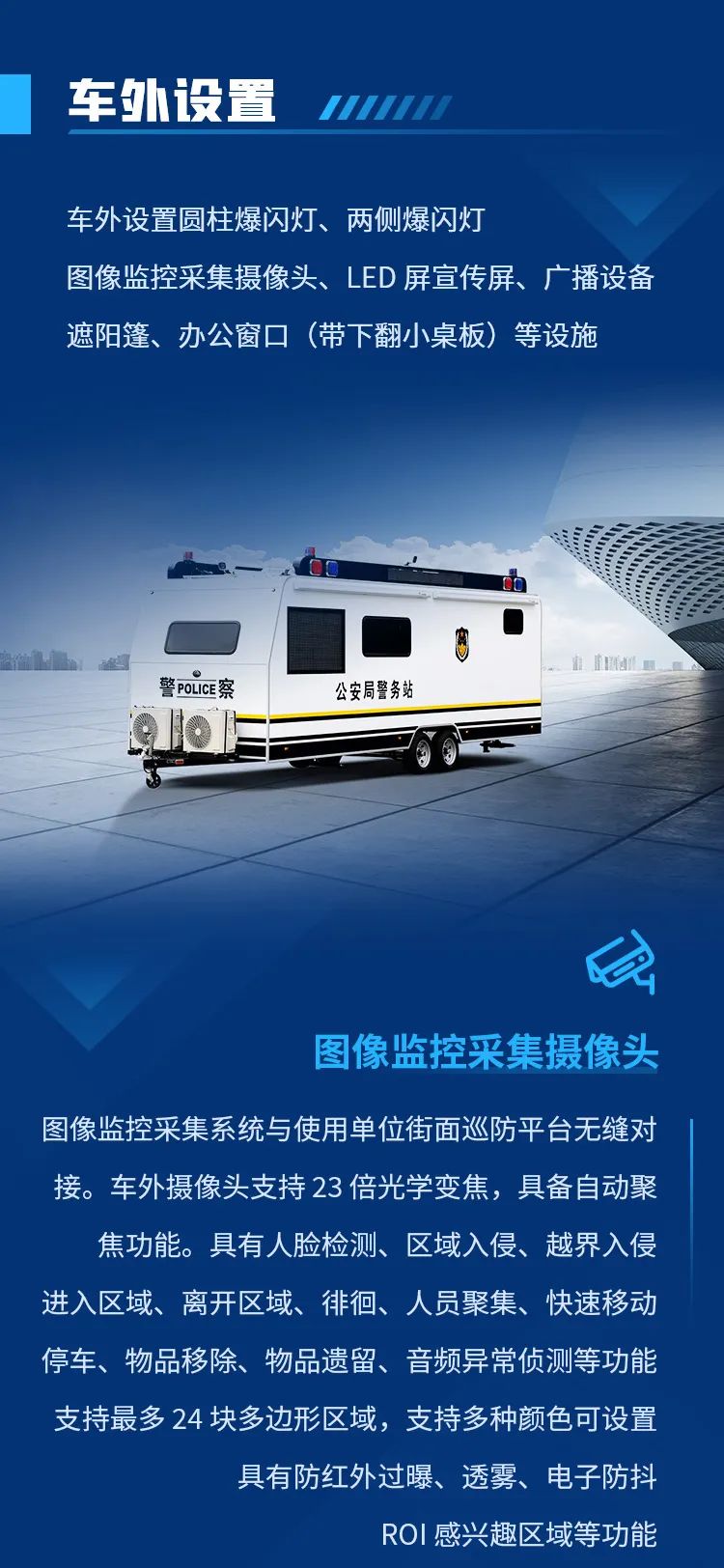 宇通拖挂式方舱警务站——全能警务站点，全程守护平安中国