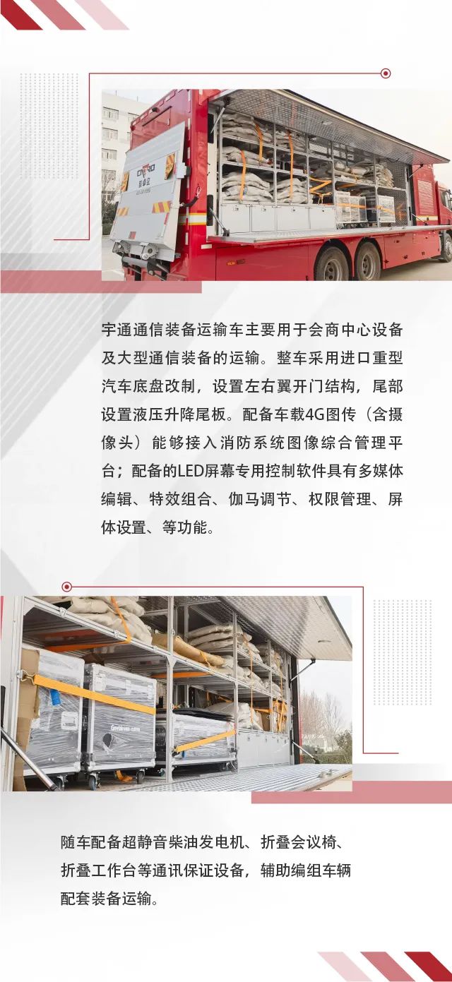 宇通省级灭火救援现场指挥部车辆编组交付消防系统